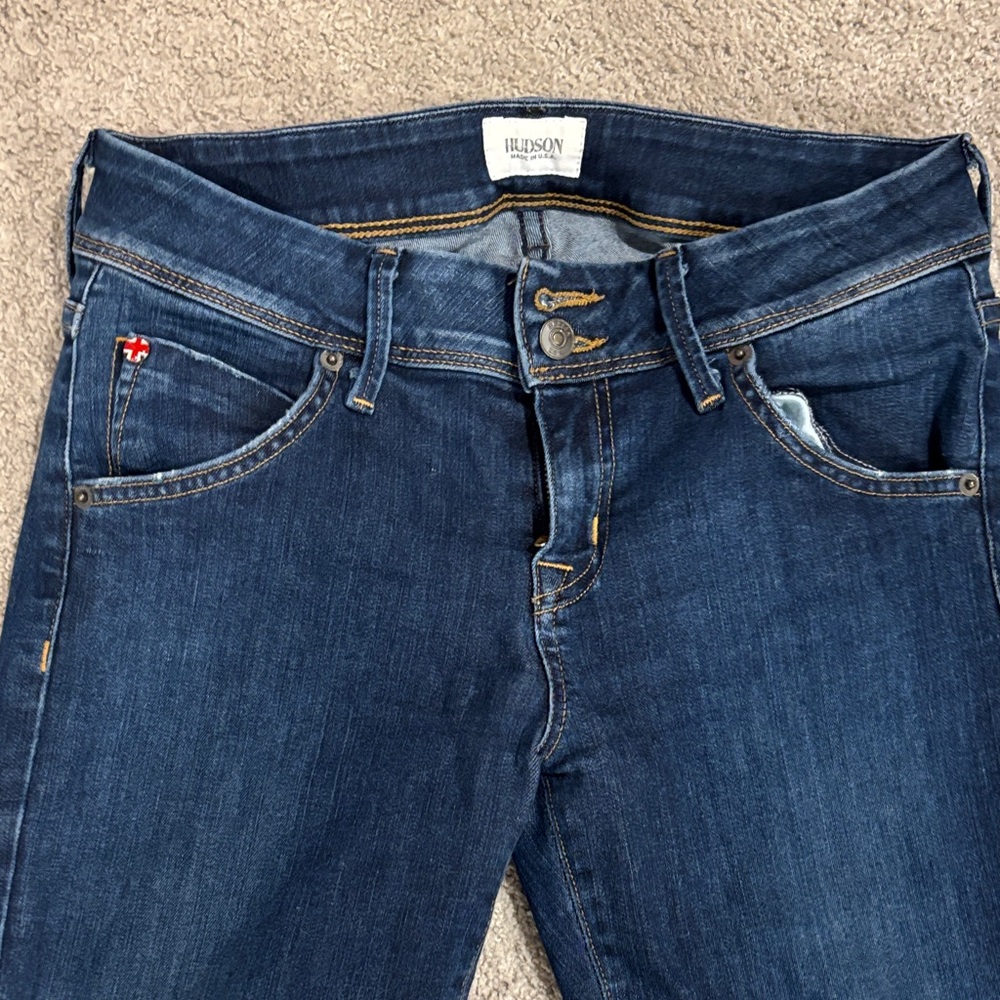 Hudson Jeans Women's Deep Indigo Flap pocket Boot Cut
